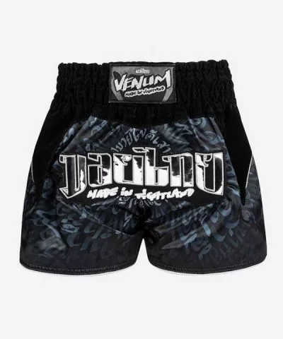 Venum Attack Muay Thai Šorc Crno/Sivi XL - 0