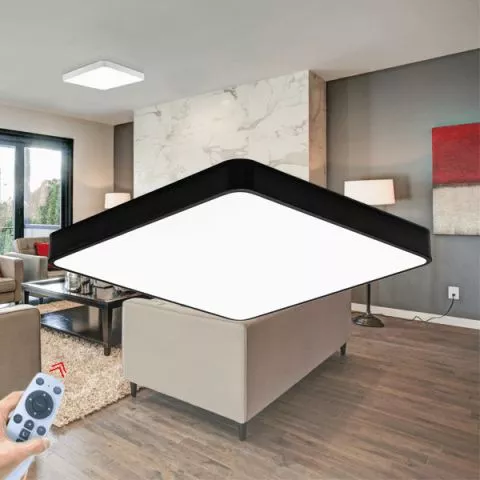 Black LED plafonjera BLADE 45W 3u1 sqr - 0