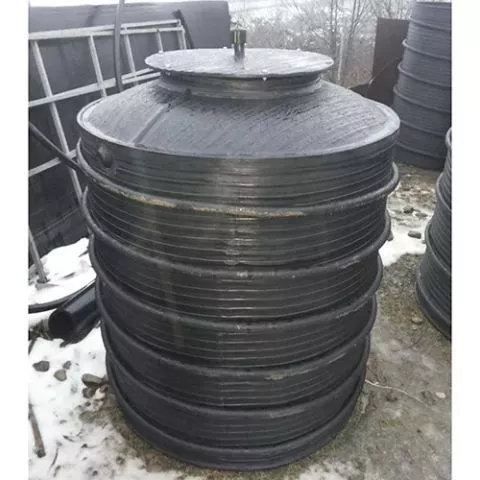 Vertikalni plastični rezervoar 40.000l Ø 3.000 x 5.670 mm - 3