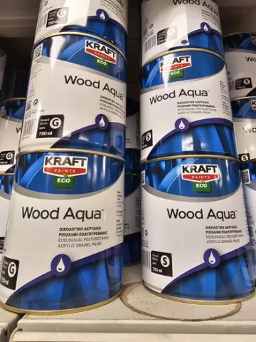 AKRILNI EMAJL - Kraft Wood Aqua - 1