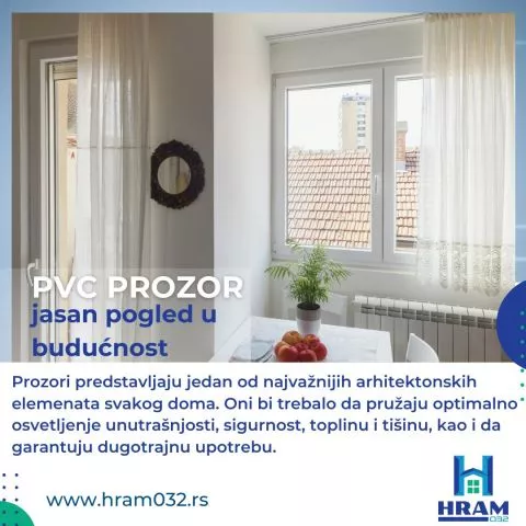 Dvokrilni pvc prozor sa lažnom prečkom Premium line 1200 x 1400 mm - 2