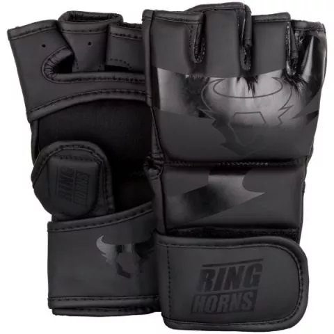 RING HORNS RUKAVICE MMA CHARGER CRNO/CRNE L/XL - 0