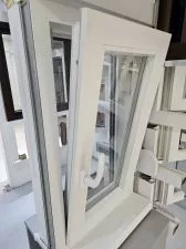 Jednokrilni PVC przor 60 x 60 beli - 0