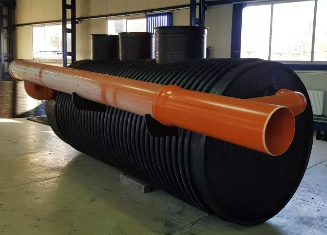 Separator 1000 × 2500 Priključne cevi Ø125 - 2