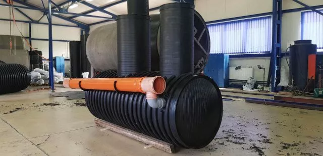 Separator 1000 × 2500 Priključne cevi Ø125 - 4