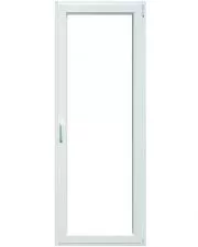 Jednokrilna balkonska PVC vrata 80cm x 210cm bela - 0