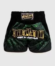 Venum Attack Muay Thai Šorc Crno/Zeleni XL - 0