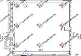 Hladnjak klime BMW E34 318I-325 1990-1998   - 0