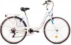Bicikl gradski Capriolo Diana belo plavi 28/18" - 0