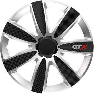 GTX Carbon Black & Silver Ratkapne 15″ (ABS) - 0