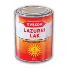 LAZURNI LAK Zvezda Tankoslojna lazura palisander, 0,75l - 0