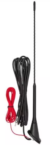 Antena krovna, 45cm Ø5mm, sa pojacivacem GTI – 4Cars 93220 - 0