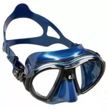 CRESSI AIR MASK SIL crystal/frame blue white - 0