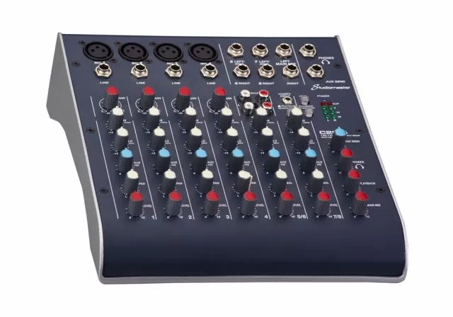 Studiomaster C2S-4 – 8 Channel USB Compact Mixer - 0