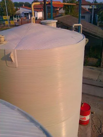 Termoizolovani plastični rezervoar 5000l x Ø1600 x 2500 mm - 1