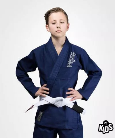 Venum Contender Kids BJJ Kimono Navy Blue C3 - 0