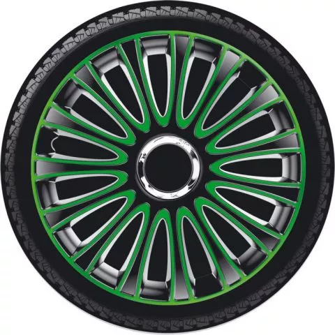 Ratkapne 16″ Alfa Romeo Lemans Pro Green Black (ABS) - 0