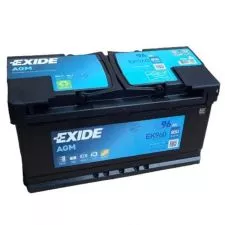 Akumulator EXIDE Start-Stop 12V 96Ah 850A AGM desno+ - 0