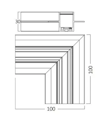 BRY-M04-TRC02-CR-1-48VDC-CRNI-SLIM-UGRADNI KONEKTOR ZA MAG. ŠINU BY41-10511 - 1