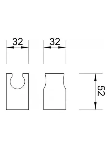 Držač tuš ručice Minotti DF-2544 - 0