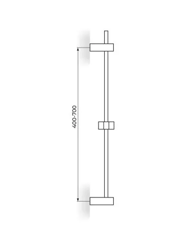 Klizna šipka set PDTZC7 Quadro Rosan - 1