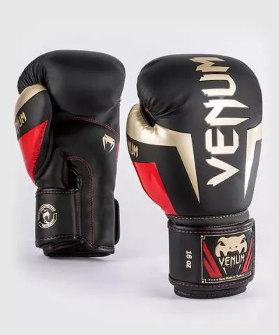 Venum Elite Rukavice Crno/zlatne/crvene 16oz - 0