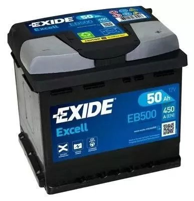 Akumulator 50 ah 450A Exide Exell - 0