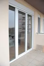 Drvo aluminijum dvokrilna balkonska vrata 140cm x 200cm  - 0
