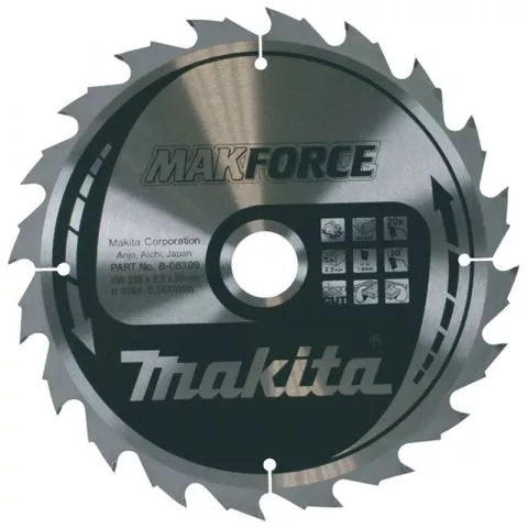 Makita - List za testeru za drvo 190mm MAKForce 60Z B-08551 - 0