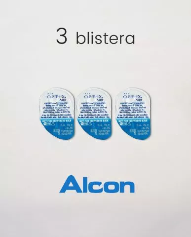 Mesečna meka kontaktna sočiva - Alcon Air Optix Aqua - 0