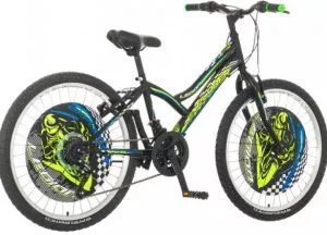 Bicikl dečiji Explorer Legion 24" SPY244 racer crno-zeleno-plavi - 0