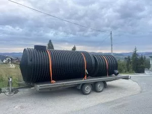 Horizontalni plastični rezervoar 30.000l - 0