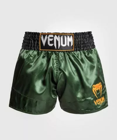 Venum Classic Muay Thai Šorc Zeleno/Crno/Zlatni M - 0