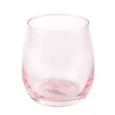 Staklena čaša roze 360 ml - 0