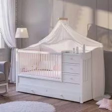 RUSTIC WHITE BEBI BALDAHIN - 0