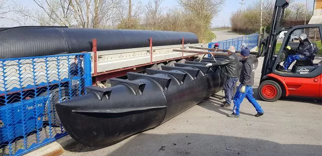 Plastični ponton Ø 1300 mm nosivost 660 kg / m - 6