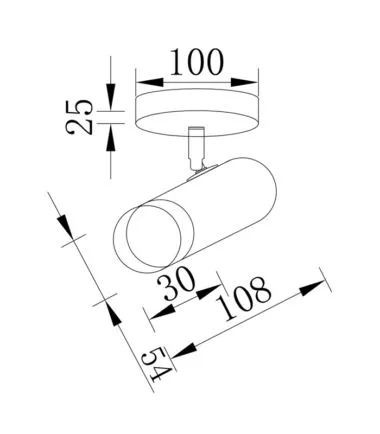 Bry-G002C-1H-1xGU10-GLD-BLC-PENDANT LIGHT BV04-00020 - 1