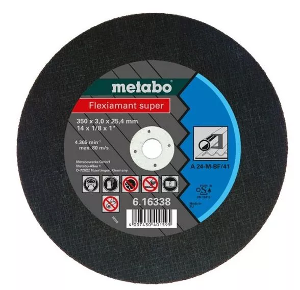 Metabo - Rezna ploča ø350x3x25.4mm čelik, Flexiamant Super - 0