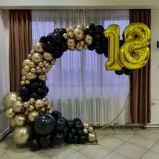 Dekoracija balonima za proslavu 18. rođendana BA154 - 0