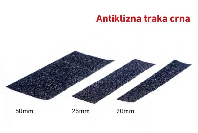 ANTIKLIZNA TRAKA CRNA - 25 M - 0