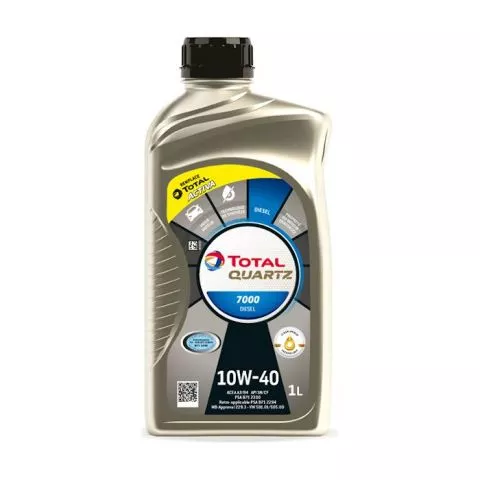 TOTAL QUARTZ 7000 DIESEL Motorno ulje 10W40 1L - 0