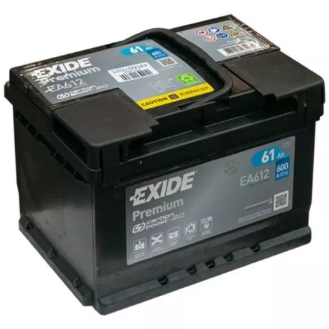 Akumulator EXIDE 12V 61Ah 600A PREMIUM desno+ - 0