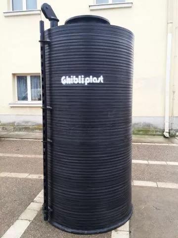 Vertikalni plastični rezervoar 50.000l Ø 2.700 x 8.750 mm - 1