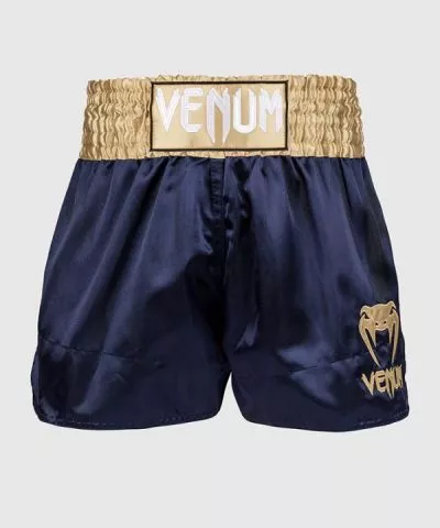 Venum Classic Muay Thai Šorc Mornarsko Plavi/Zlatni L - 0