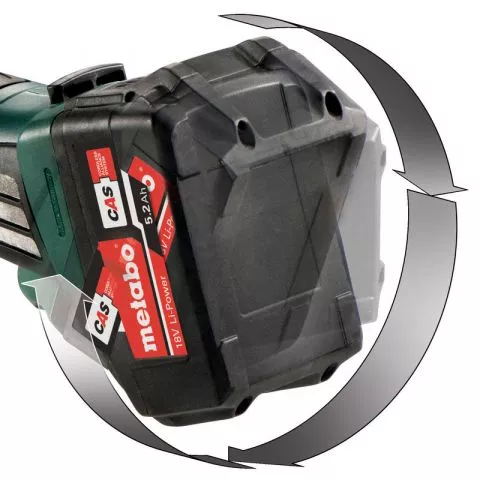 Metabo - Akumulatorska ugaona brusilica W 18 LTX 125 Quick - 2