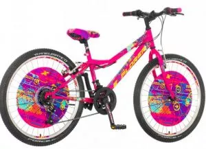 Bicikl dečiji Explorer Magnito 24" roze-ljubičasti - 0