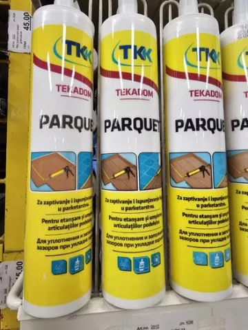 SILIKON ZA FUGOVANJE PARKETA - Tekadom Parquet TKK - 0