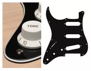 Boston SL-313-B pickguard SSS levoruki za gitaru - 0