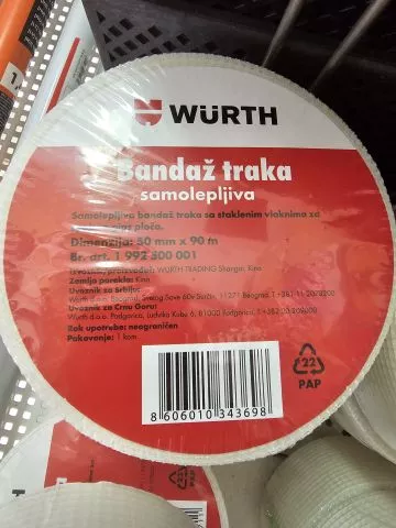 Bandaž traka WURTH samolepljiva - 0