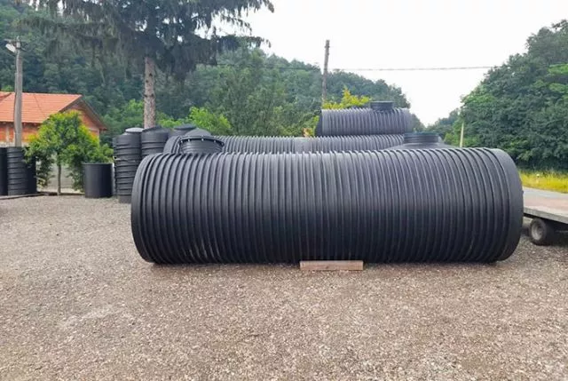 Horizontalni plastični rezervoar 40000 l Ø 12800 x 8200 mm - 3